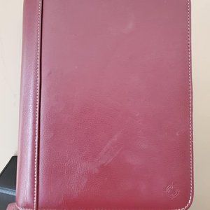 Red Leather Appointment book